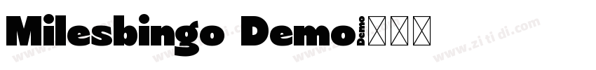 Milesbingo Demo字体转换